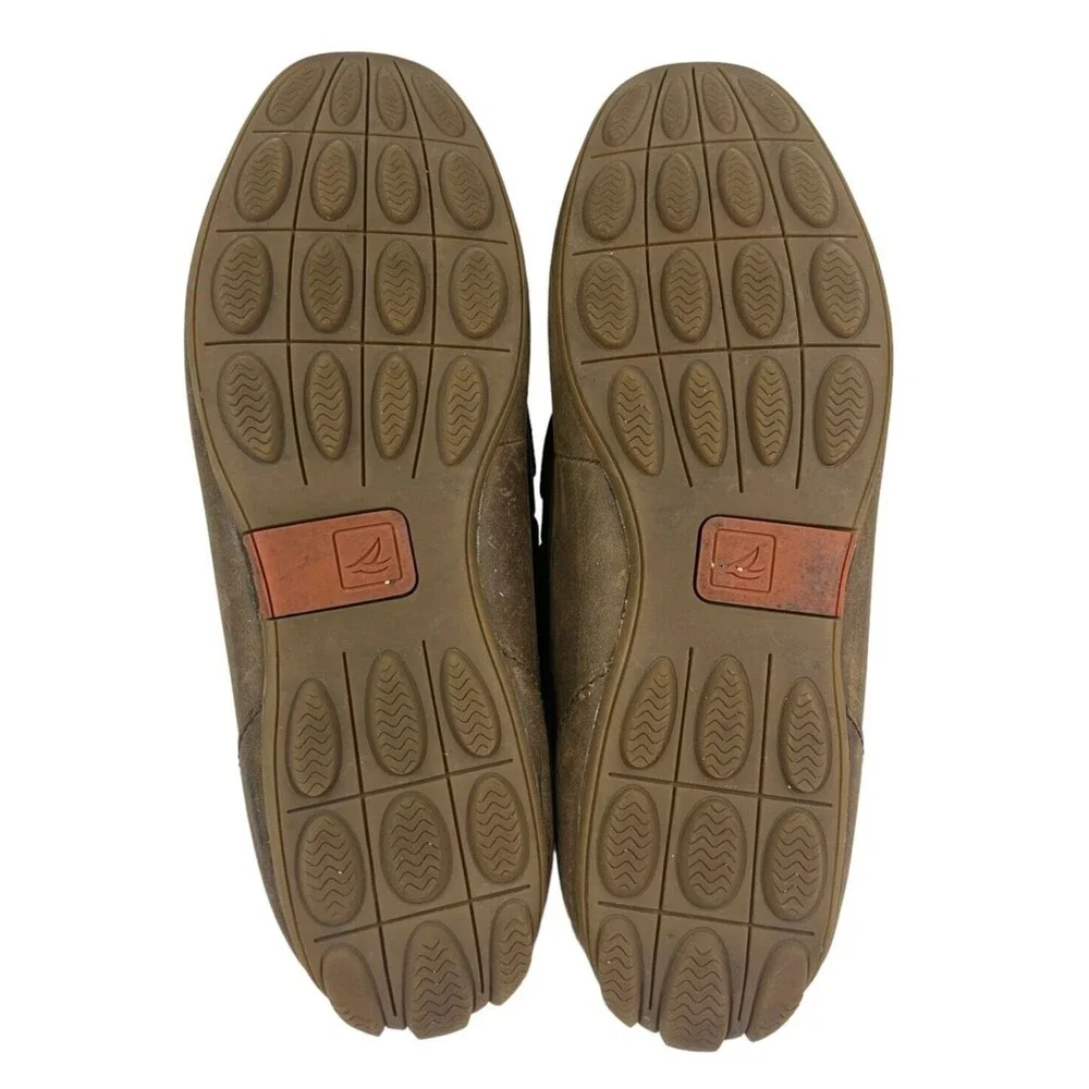 Sperry Top-Sider Men's Brown Leather Driving Moccasin Loafers Shoes Size 10.5
